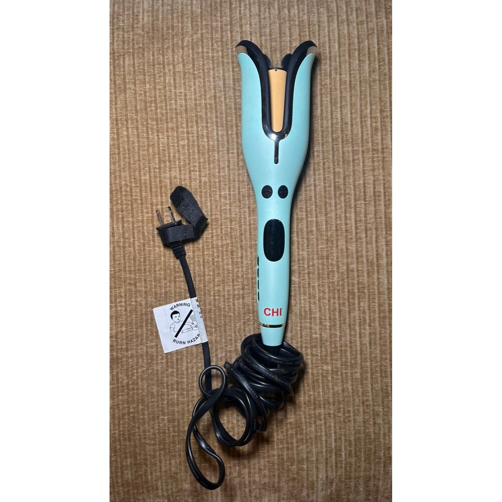 CHI Spin N Curl Special Edition 1" Ceramic Rotating Hair Curler Mint Green